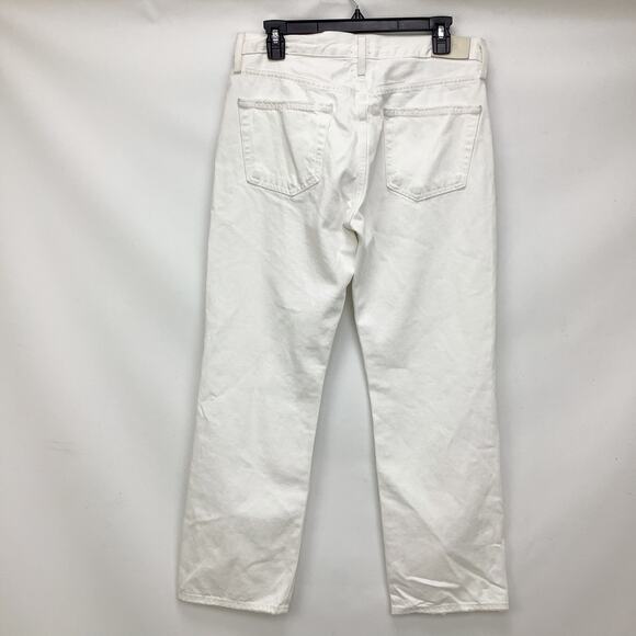 Edwin Womens Kali Ankle Vintage Straight Jeans 29 US 8 White Distressed NWOT - Picture 4 of 6